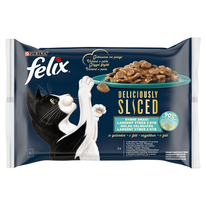 Felix Deliciously Sliced Halas 4x80g