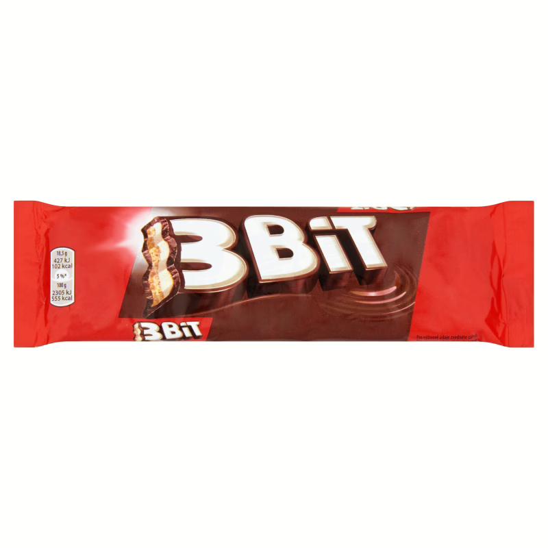 3Bit tejcsokoládéval bevontkeksz 46g