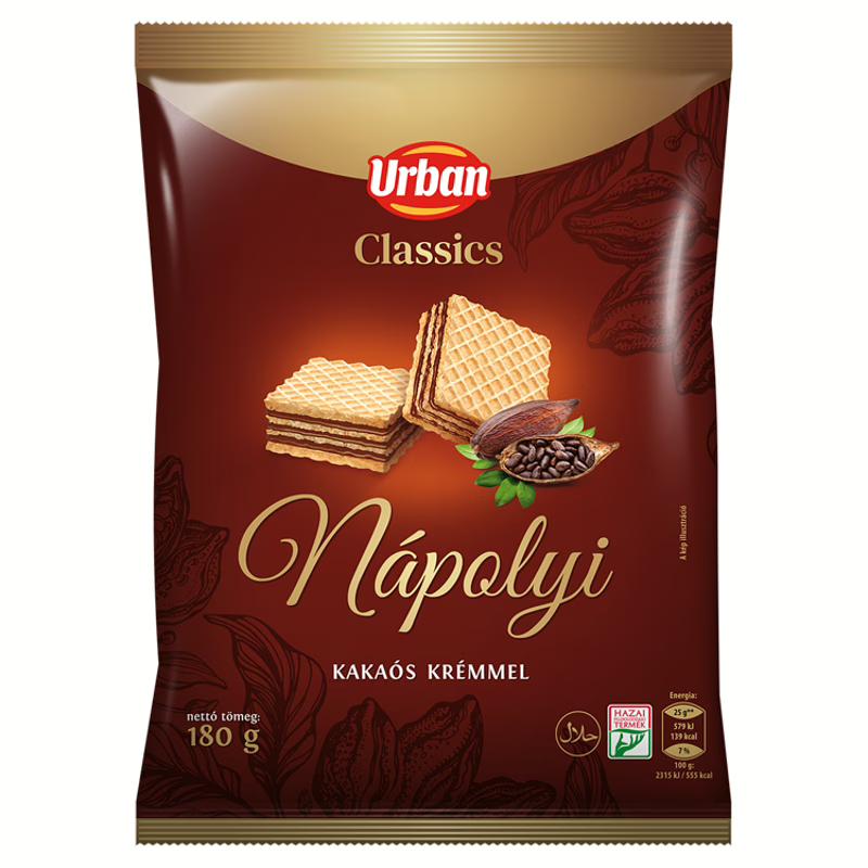 Urbán Nápolyi Kakaós 180g