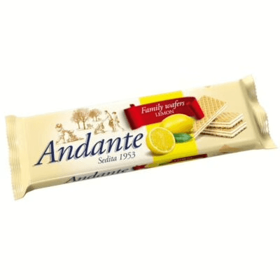 Andante ostya citrom 130g