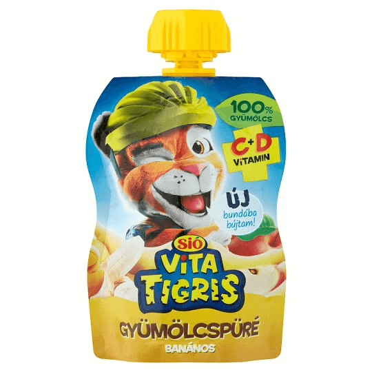 Sió Vitatigris püré banán 100% 90g