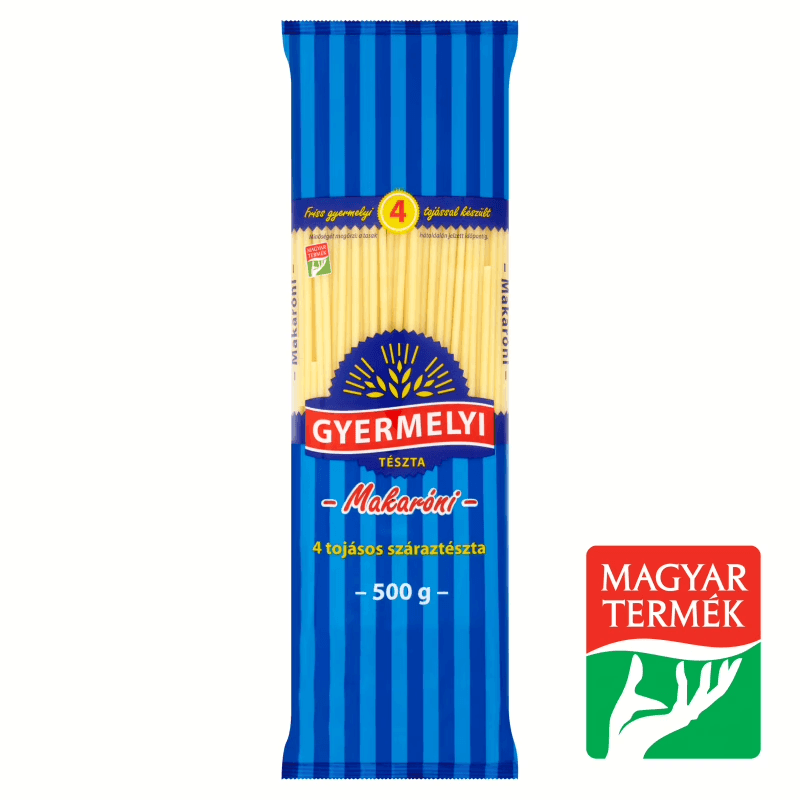 Gyermelyi makaróni száraztészta 500g