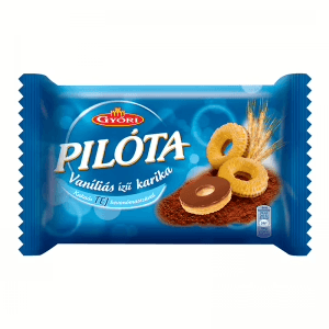 Győri édes vaníliás ízű karika tej 150g