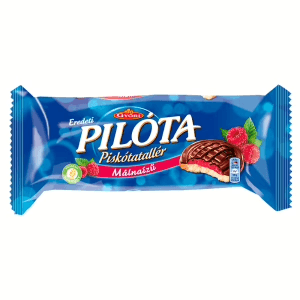 Győri Pilóta Piskótatallér Málna 147g