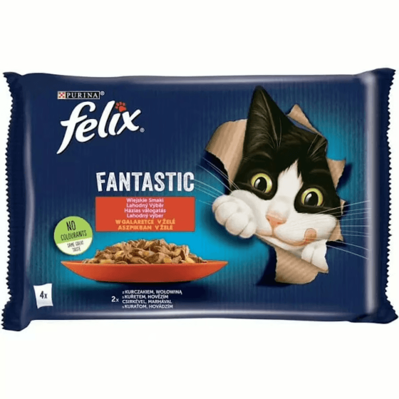 Felix Fantastic csirke-marha 4*85g