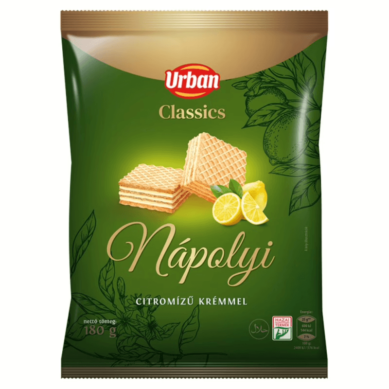 Urbán Nápolyi Citromos 180g