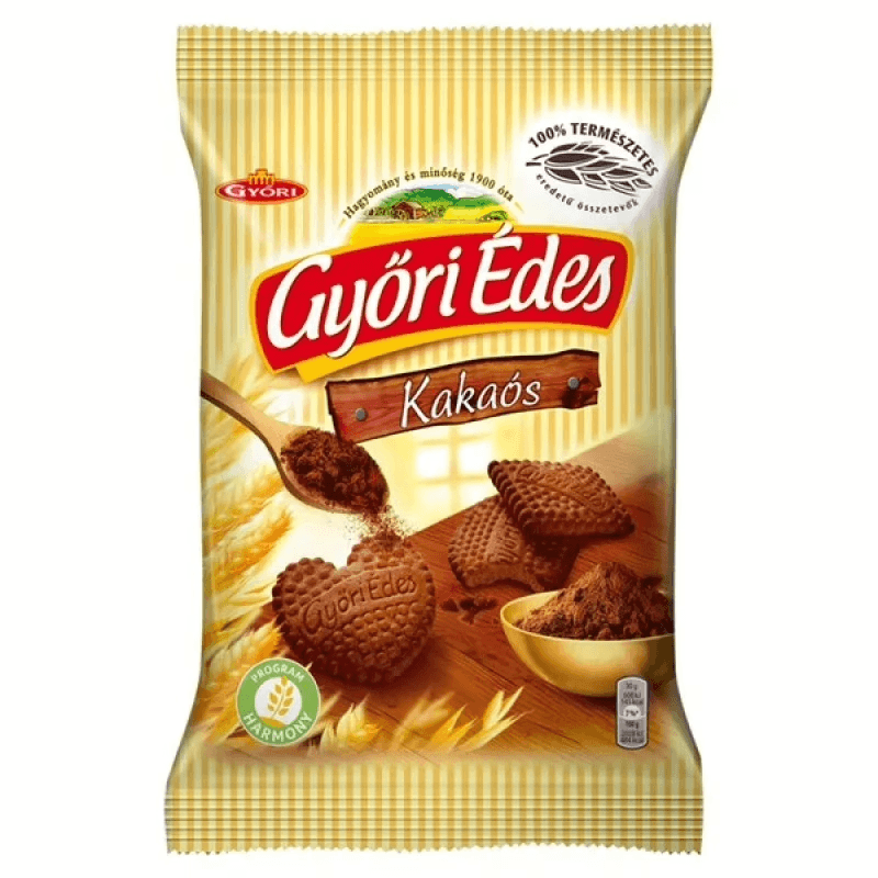 Győri édes kakaós keksz 180g