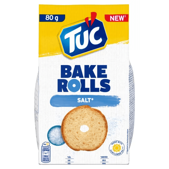 Tuc Bake Rolls sós 80g