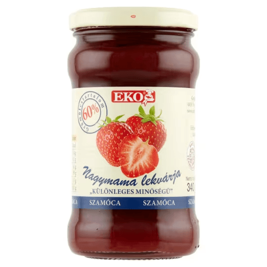 Eko lekvár szamóca 60% 340g