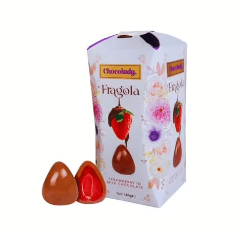 Chocolady tejcsokis eper 120g