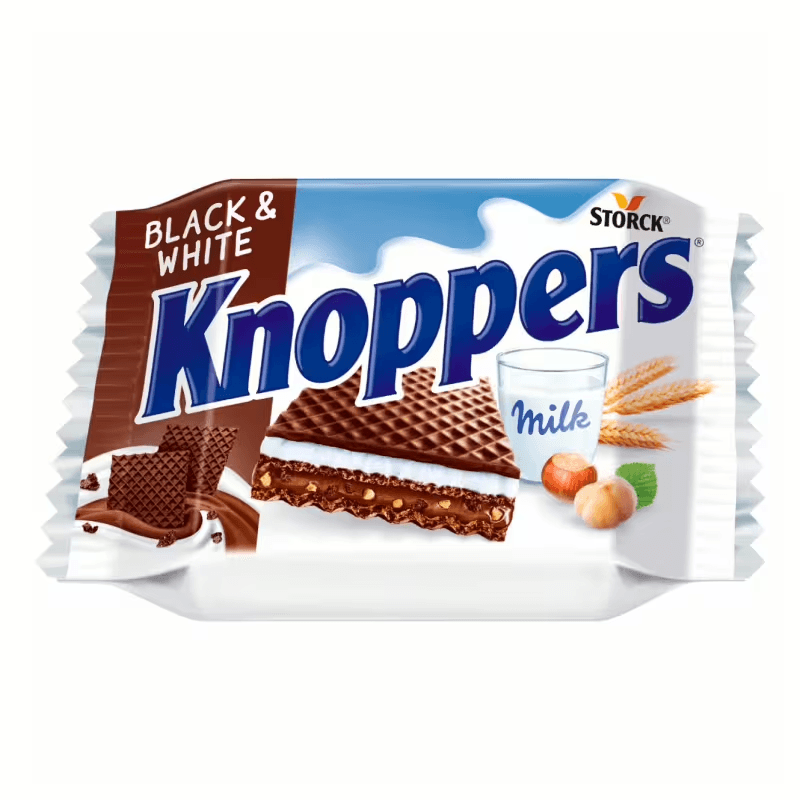 Knoppers Black&White nápolyi 25g