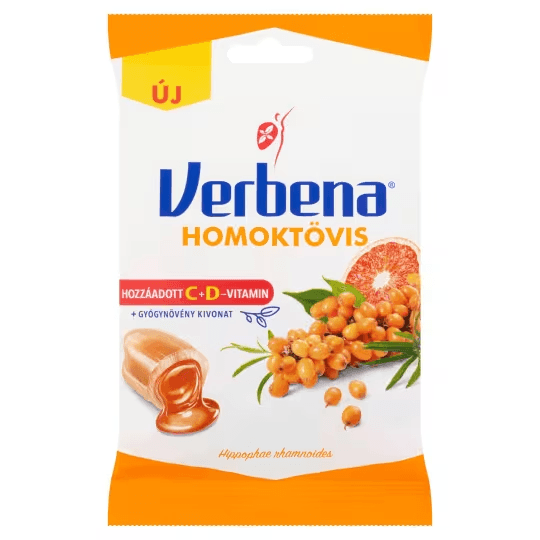 Verbena homoktövis cukorka 60g