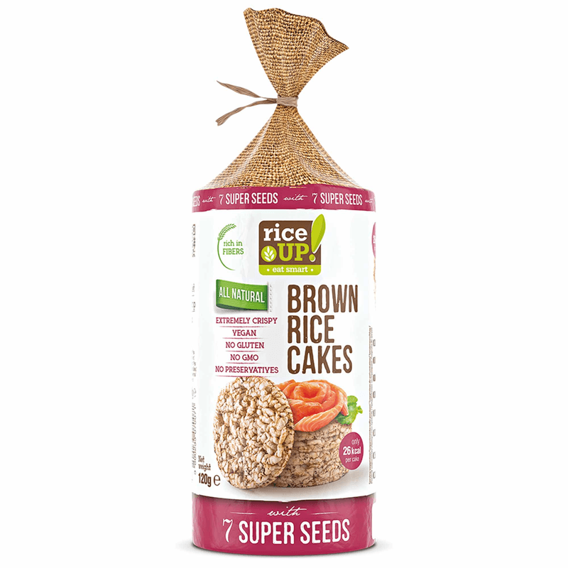 Rice up puffasztott barna rizs mag. 120g