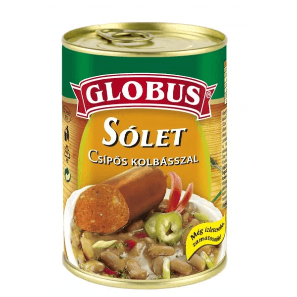 Globus Sólet csípős kolbásszal 400g