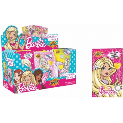 Barbie mártogatós nyalóka 12g